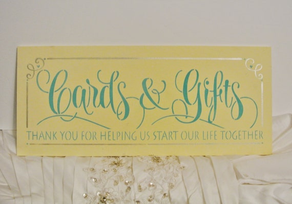 Cards and gifts Sign, wood Wedding Sign, Card box sign, photo prop ...