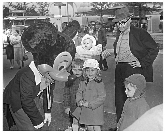 Mickey Mouse Original Photo 1964 Worlds Fair New York