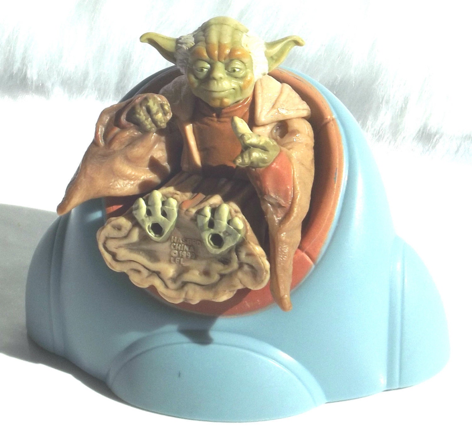 Vintage Star Wars Figure Vintage Yoda Vintage Yoda in a Jedi