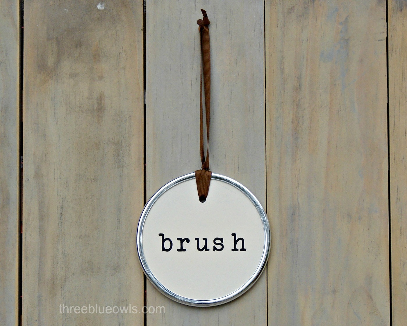 Brush Sign Bathroom Sign