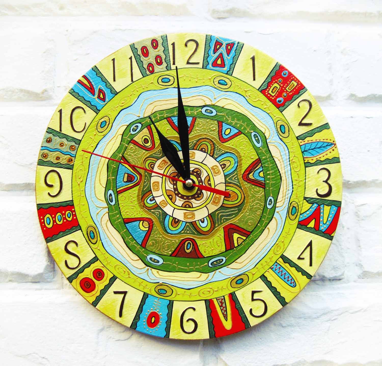 Africa Wall Clock Home Decor wall clocks handmade christmas