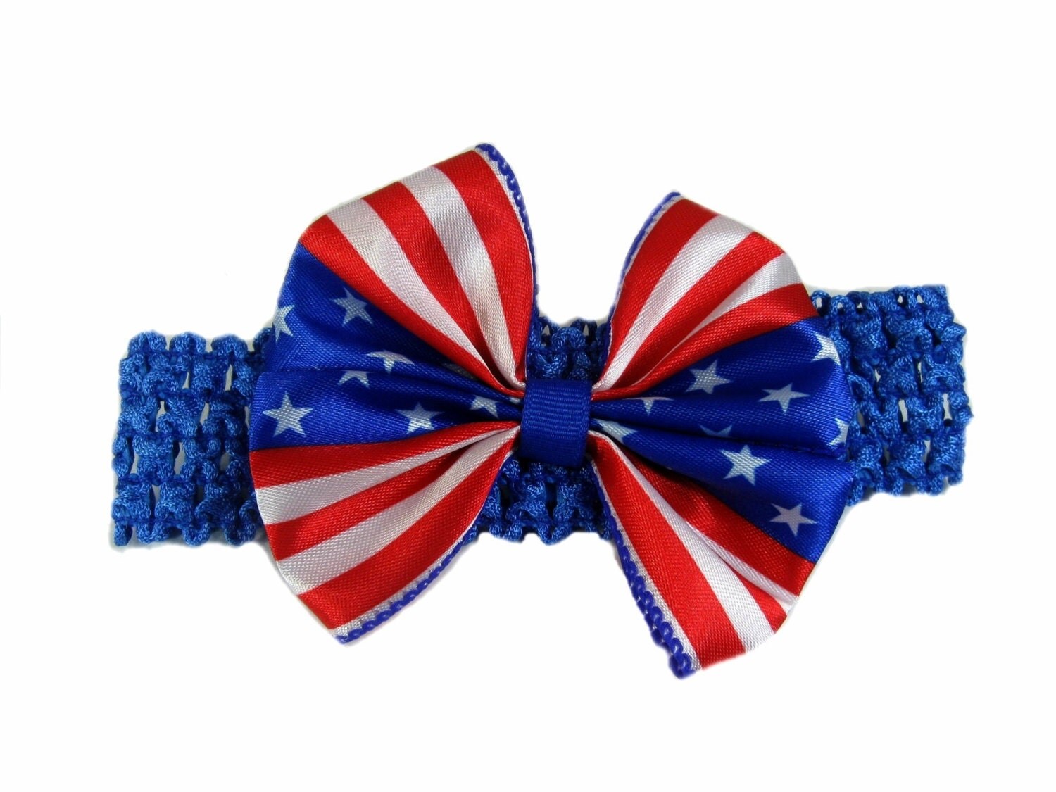 4th of July Baby Headband Patriotic Headband Baby Girl Head