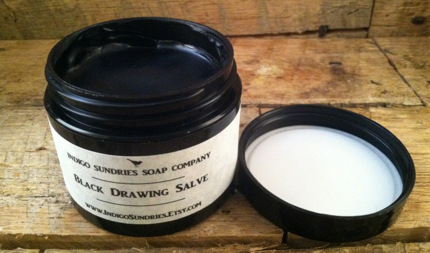 All Natural Black Drawing Salve with Activated Charcoal