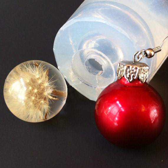 Spheres pendands Clear Silicone rubber mold for sphere