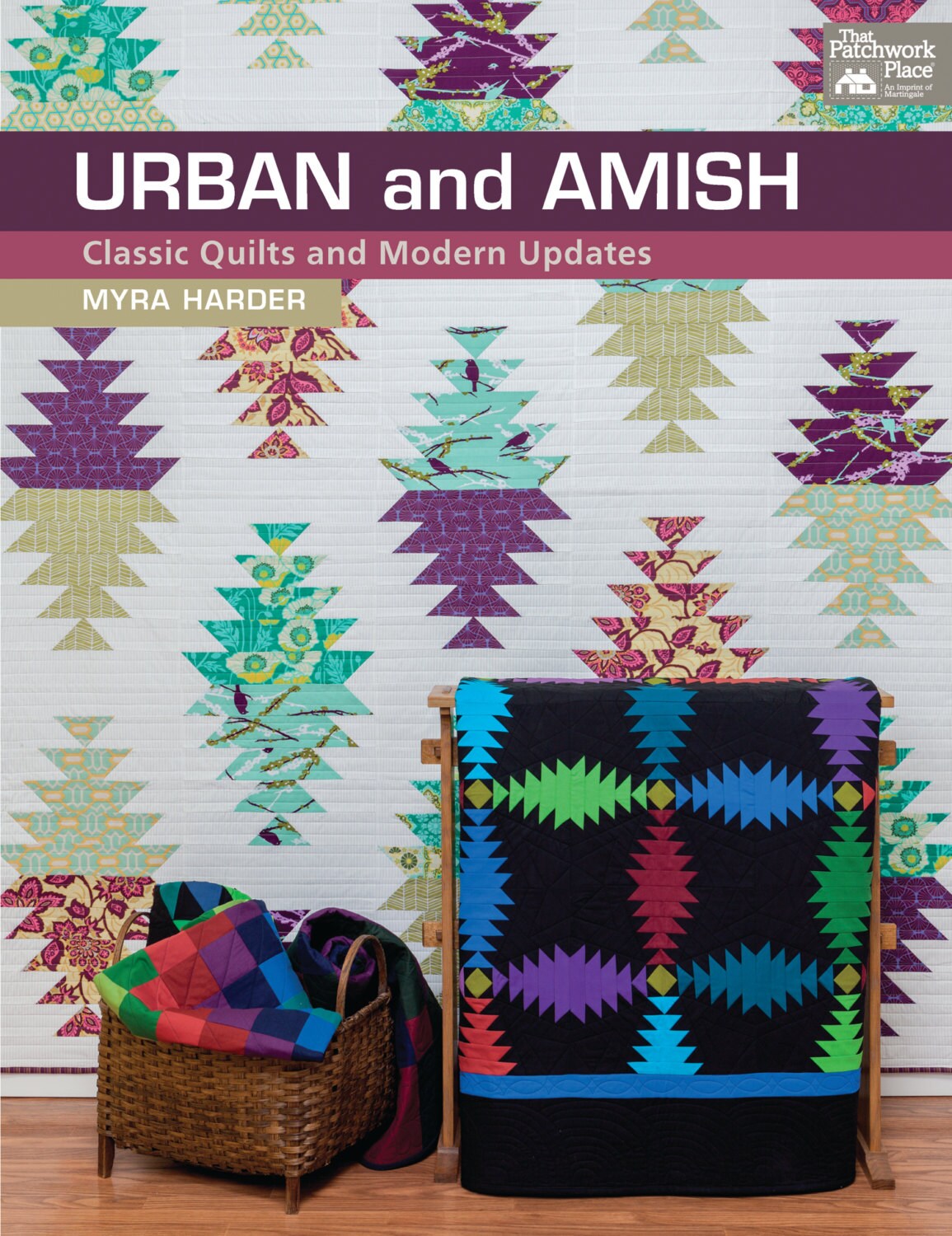 Urban and Amish quilt book modern quilt by RobinsonPatternCo