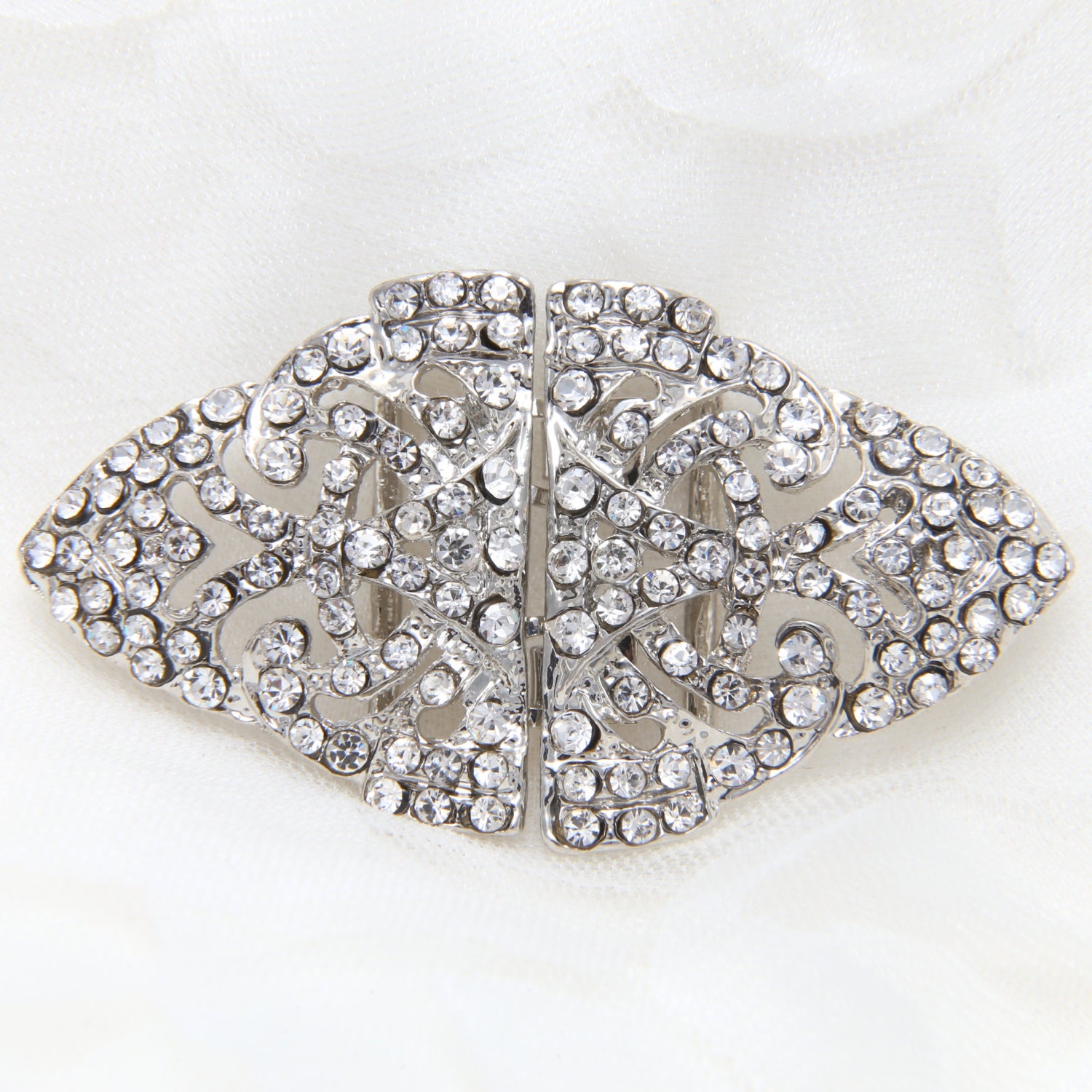 Vintage clasp Rhinestone clasp Shrug clasp Bolero clasp