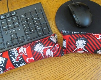 Betty Boop Wrist Rest, Keyboard Wrist Rest, Mouse Wrist Rest