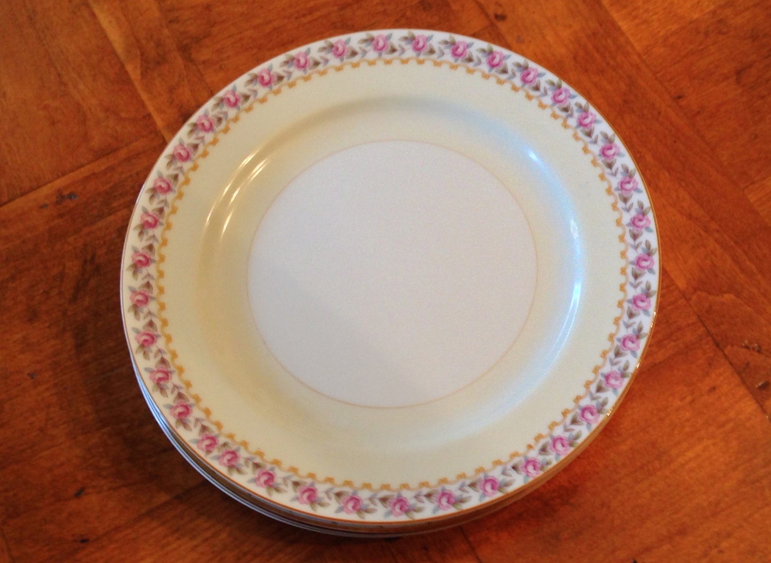 Noritake Nippon Toki Kaisha Set of Four Salad Plates