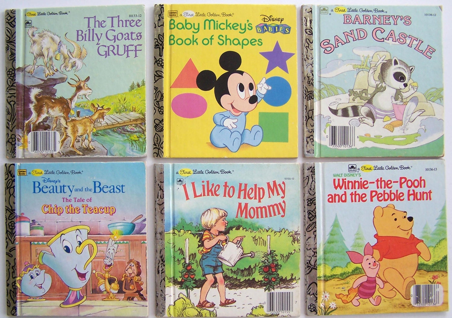 Lot Of 10 First Little Golden Books – Mix Unsorted – Vintage Hardcover – Ages 2-8