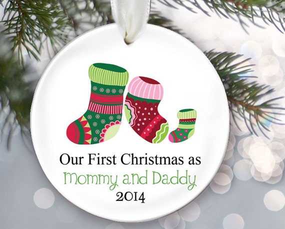 new parents ornament our first christmas as by new parents ornament our first christmas as by
