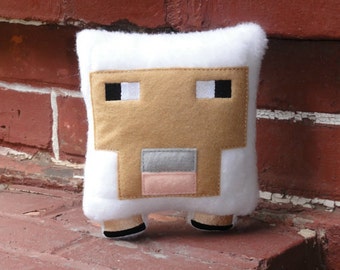 minecraft 16x9 sheep pillow buddy