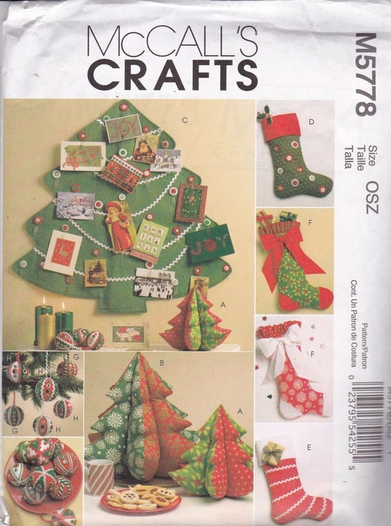 McCalls 5778 Craft Pattern Christmas Tree by AlwaysFeelingHappy