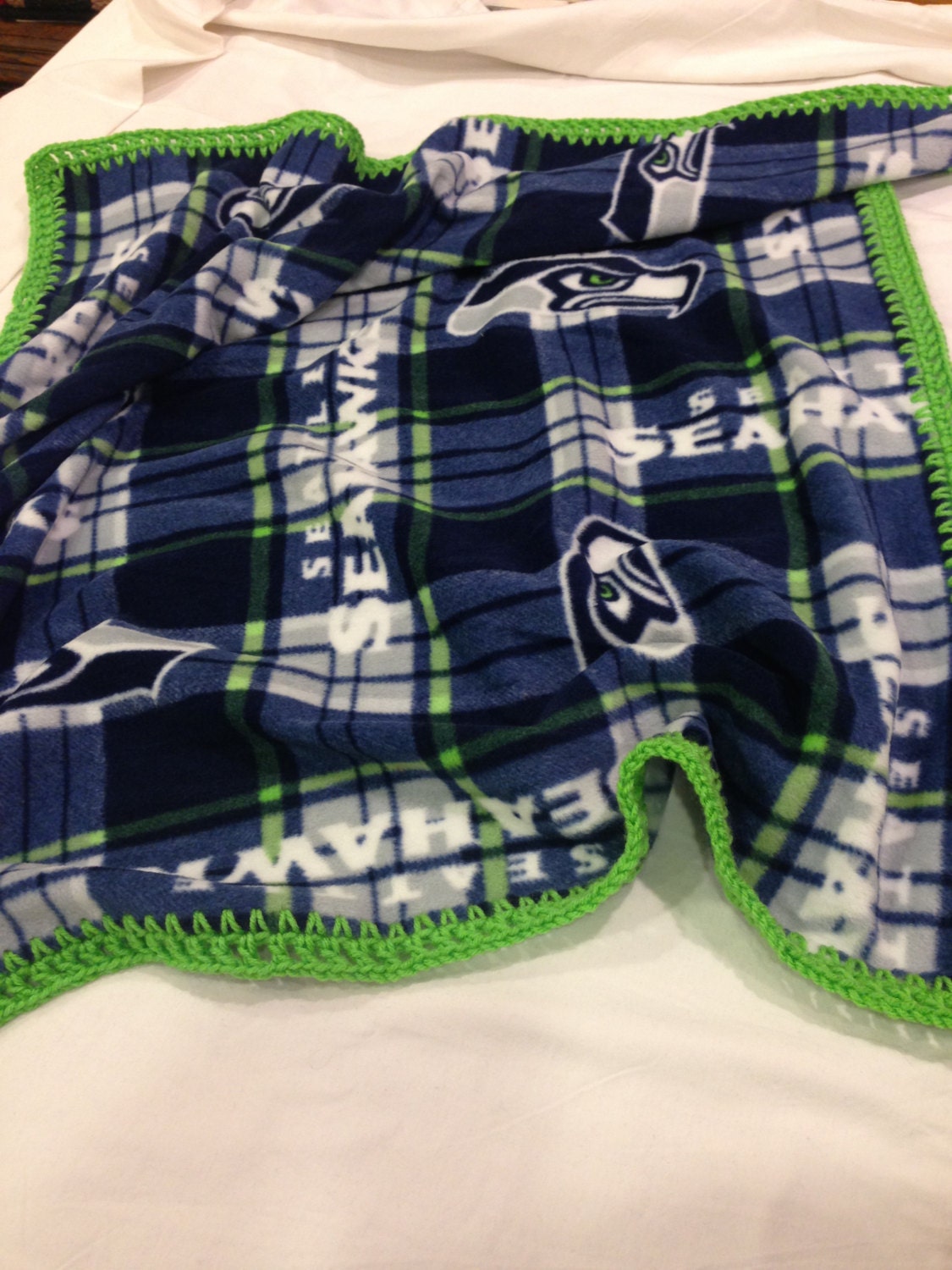 NFL Seattle Seahawks Baby Blanket by Wrensteele on Etsy