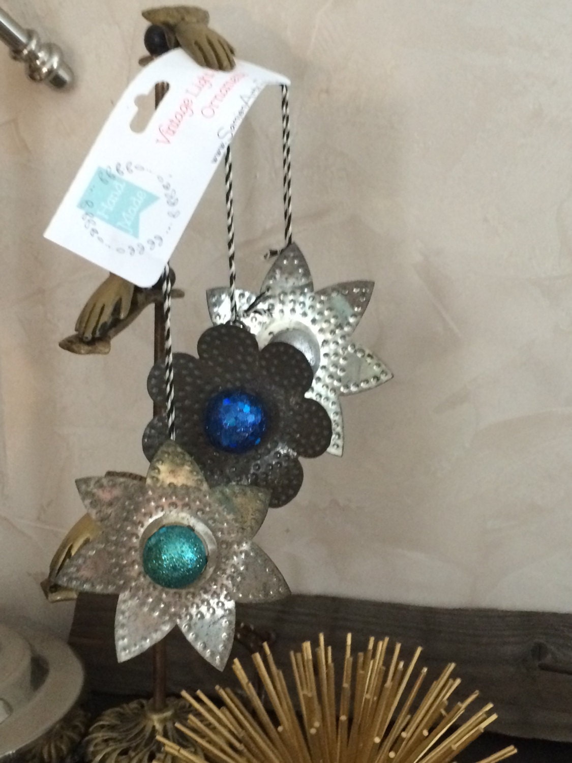 Ornaments Vintage light reflectors tree ornaments by SamjenArts