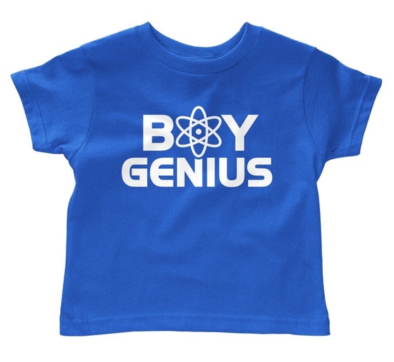 Boy Genius Toddler Tshirt 2T 7