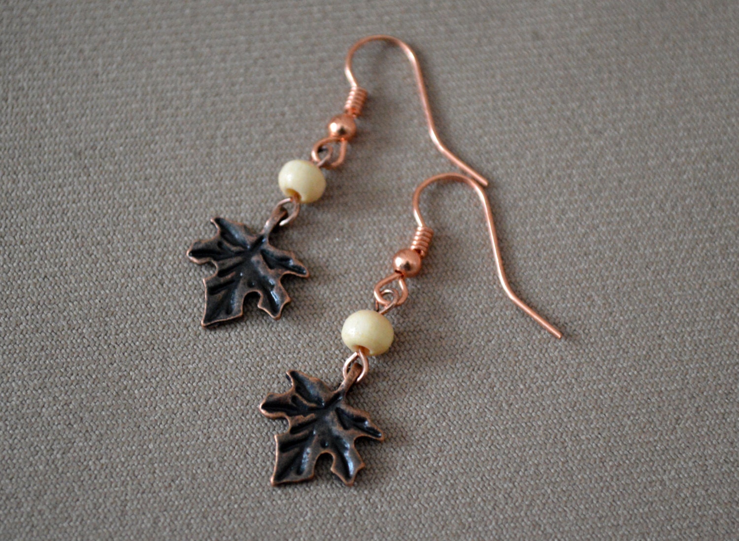 Autumn earrings fall jewelry leaf earrings by DivineDesignsLDB