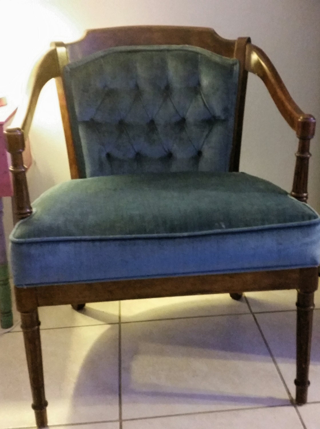 Antique Wooden Chair handmade by Statesville Ross North Carolina