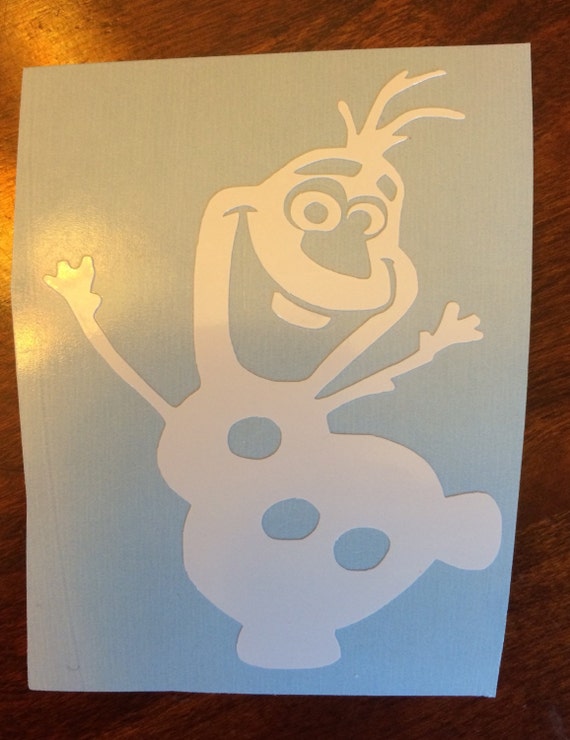 Olaf vinyl decal frozen olaf disney Olaf Disney decal Olaf