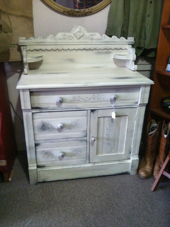 Cottage Chic Dry Sink / Vanity by TheShantyRoost on Etsy