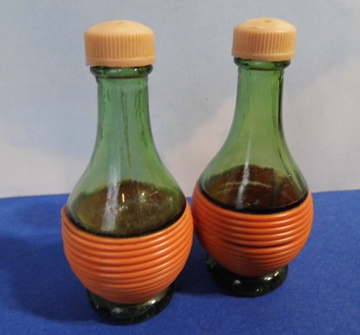 Wine Bottle Shaped Salt Pepper Shakers by