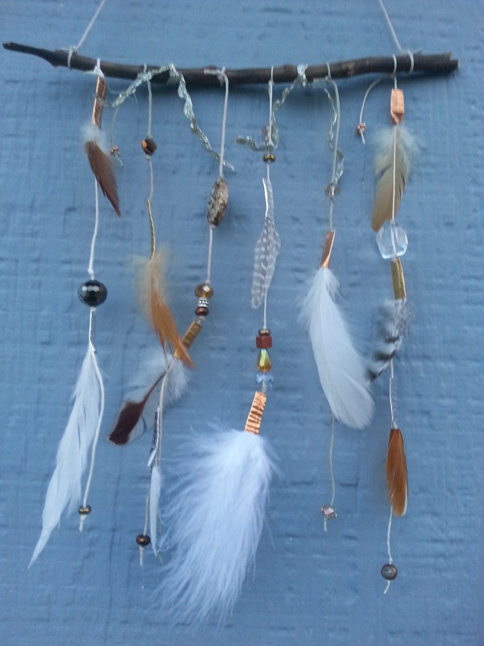 Feather Wall Hanging by TheBigSkyPlace on Etsy