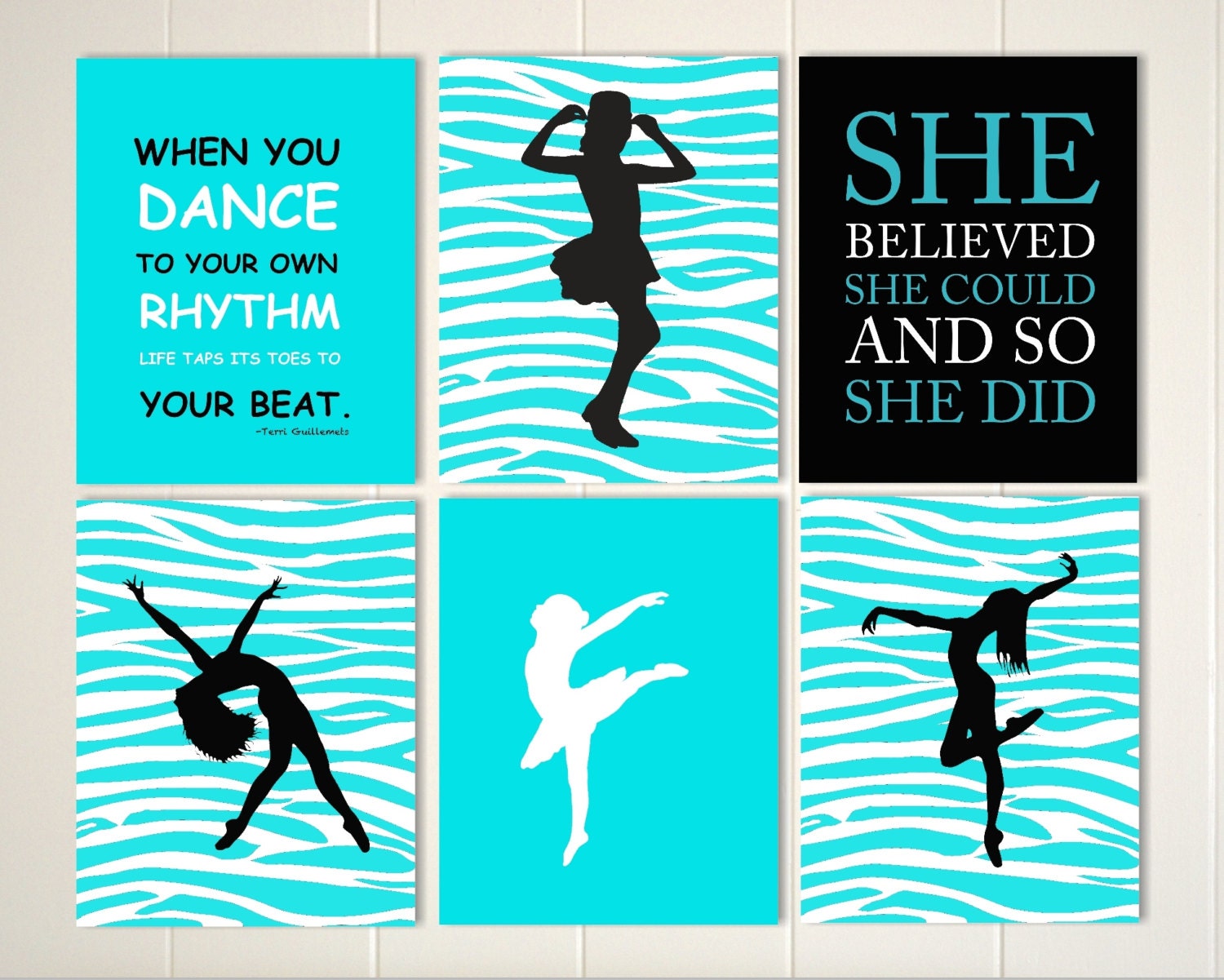 Aqua dance wall art girls dance wall art tap dancing print
