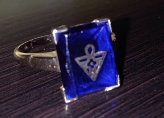 Amorc Rosicrucian Order Rare Vintage Membership Ring Womens