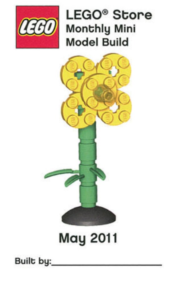 Lego Sunflower Parts & Instructions May 2011 by ConstructiblesLLC