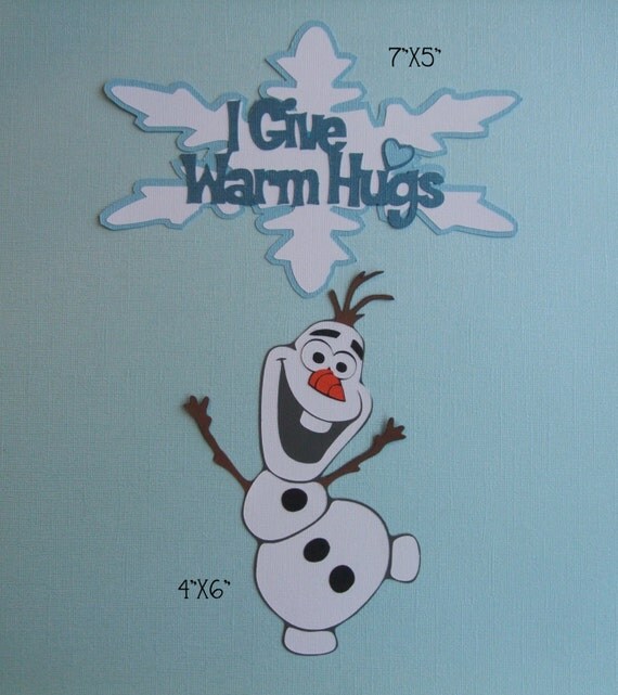 Disney Premade* Scrapbook Page Embellishments "I Give Warm Hugs