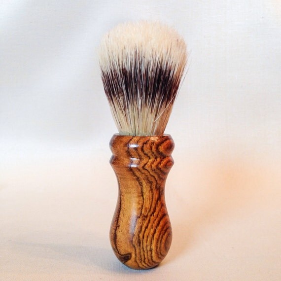 Handmade custom Bocote Shaving Shave Brush by
