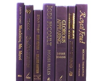 Purple book collection, royal purple, lilac, wisteria books, purple ...