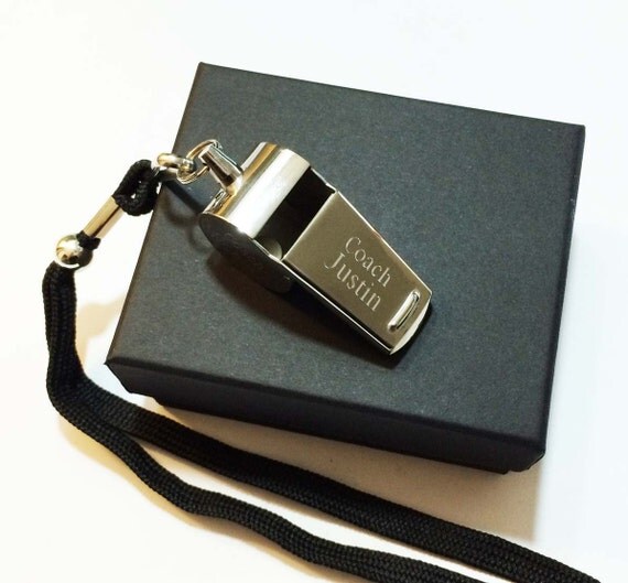Personalized Custom Engraved Whistle Engraved by TopEngraving