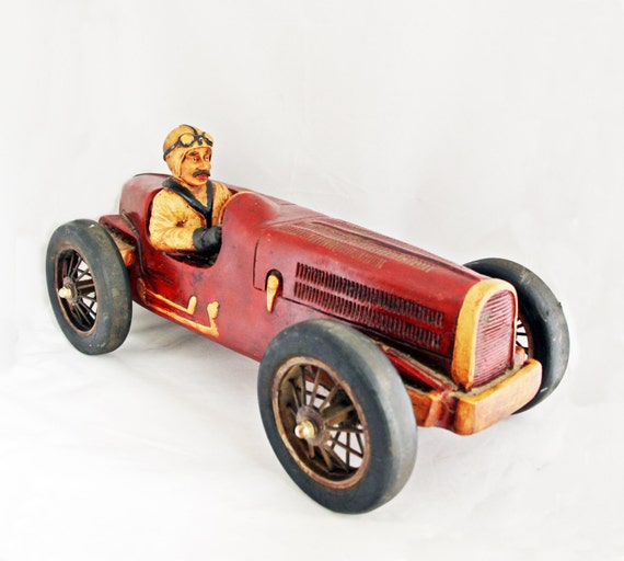 Vintage Toy Car Bugatti Type 59 Stunning Display by GrandpasMarket