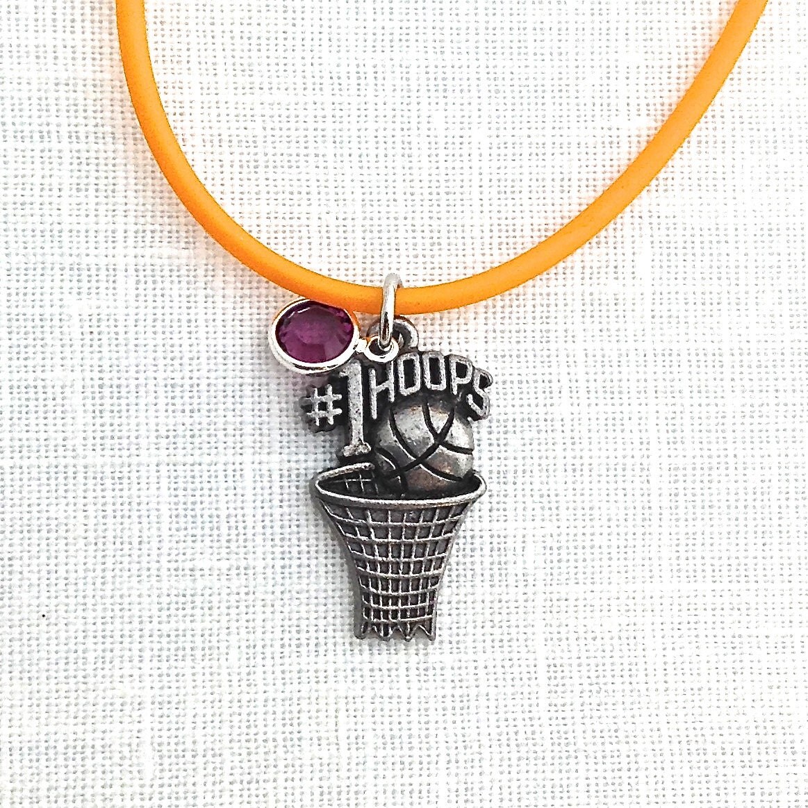 Basketball Necklace Sports Jewelry Basketball Girl by UrbanClink