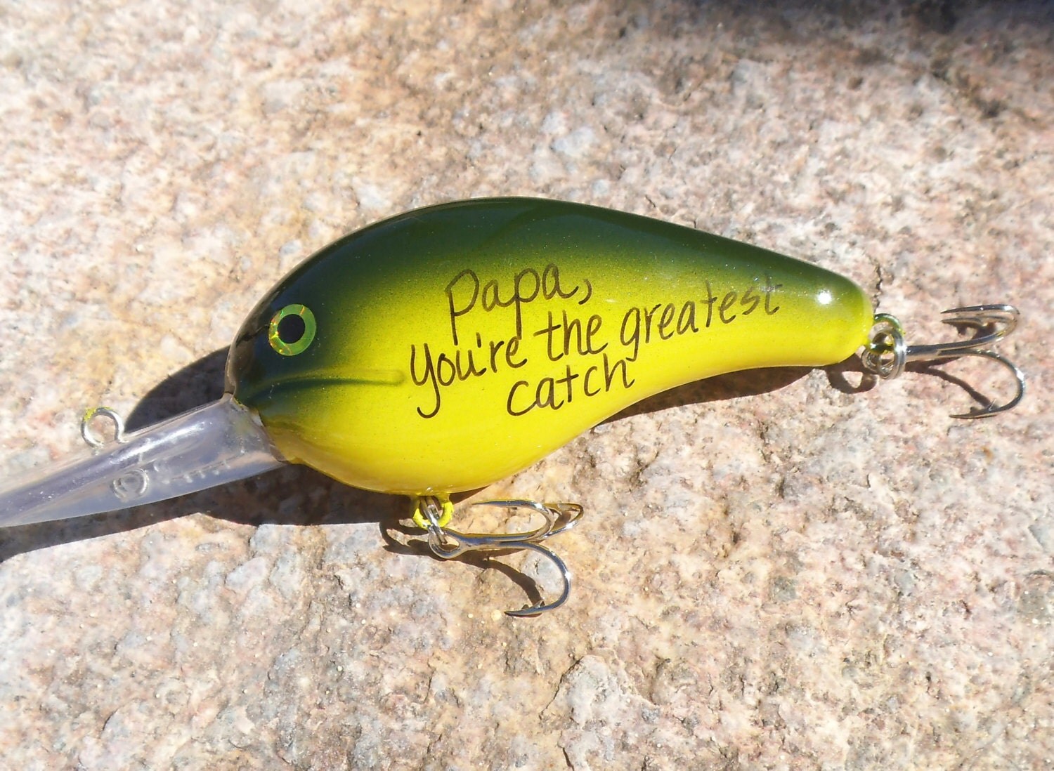 My Greatest Catch Fishing Lure Crankbait for Mens Birthday