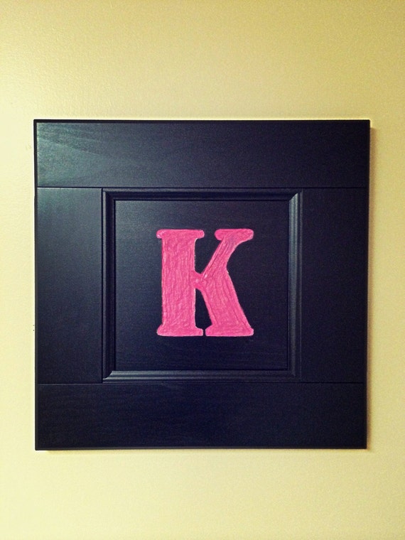 Hand Carved Letter Wood Wall Decor by LittleEtrends on Etsy