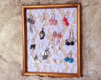 jewelry holder earring frame display organizer ewelry