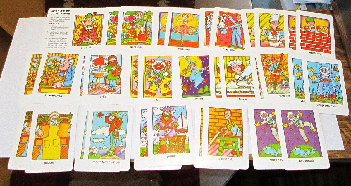 hoyle card games old maid