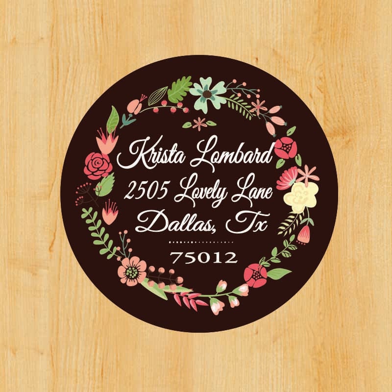 Return Address Label Custom Stickers Personalized Stickers