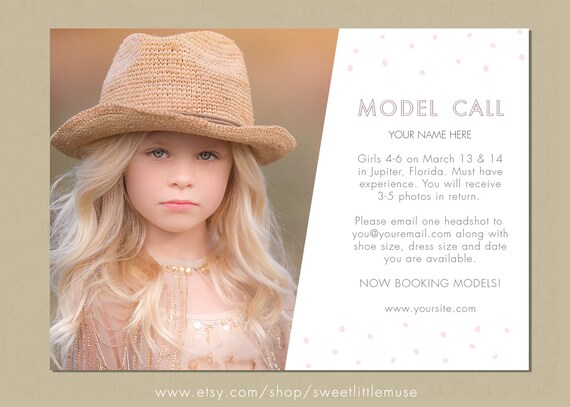 Download Model Call template photography casting call by ...