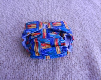 Cloth Diaper and soaker pad - rainbow