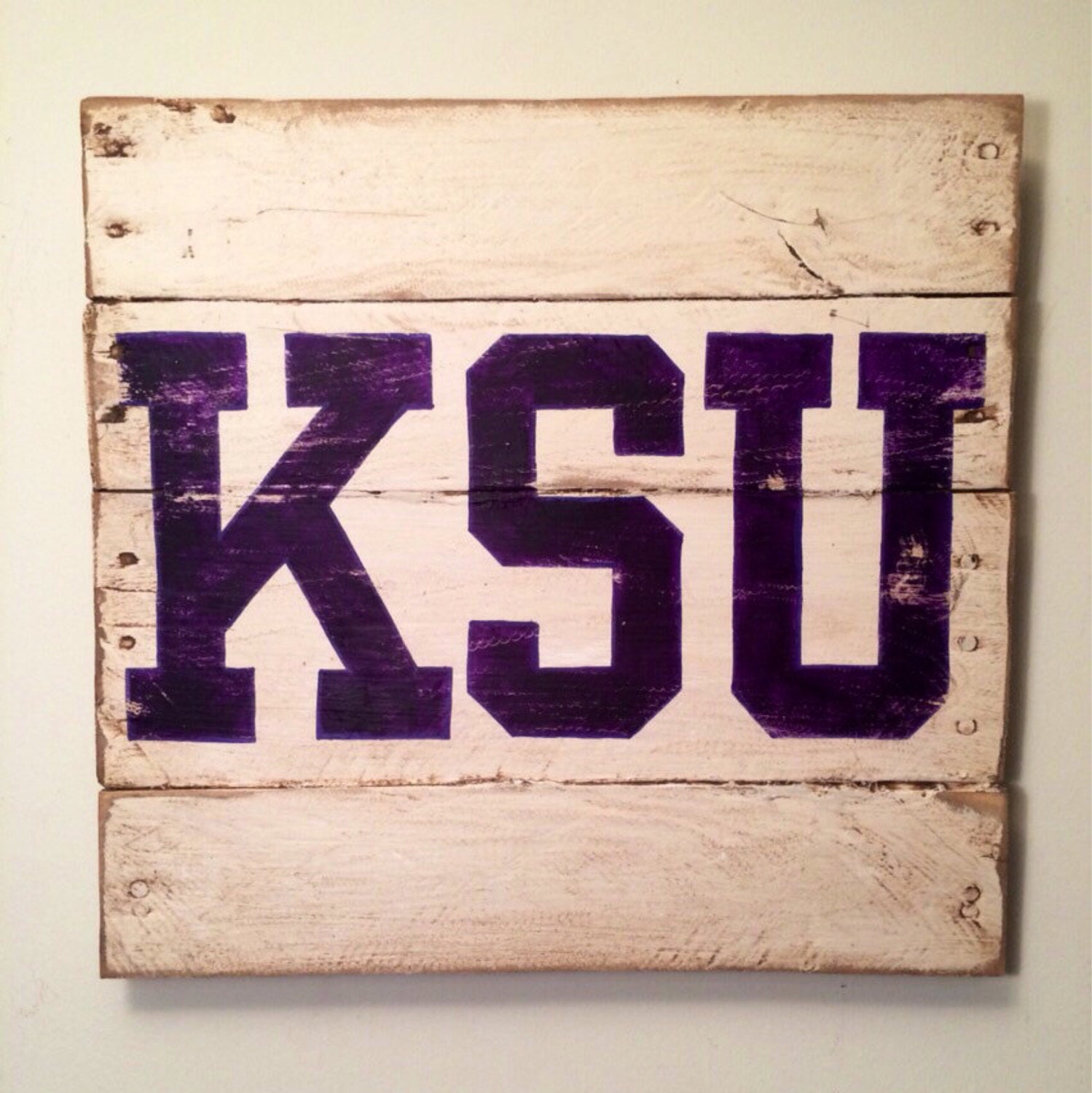 Kansas State University Wall Hanging/ KSU Sign by PalletsandPaint