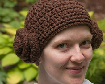 Princess Leia adult costume Star Wars cosplay, Sheek birthday, Princess Leia chemo cap crochet beanie hat, Star Wars princess adult outfit