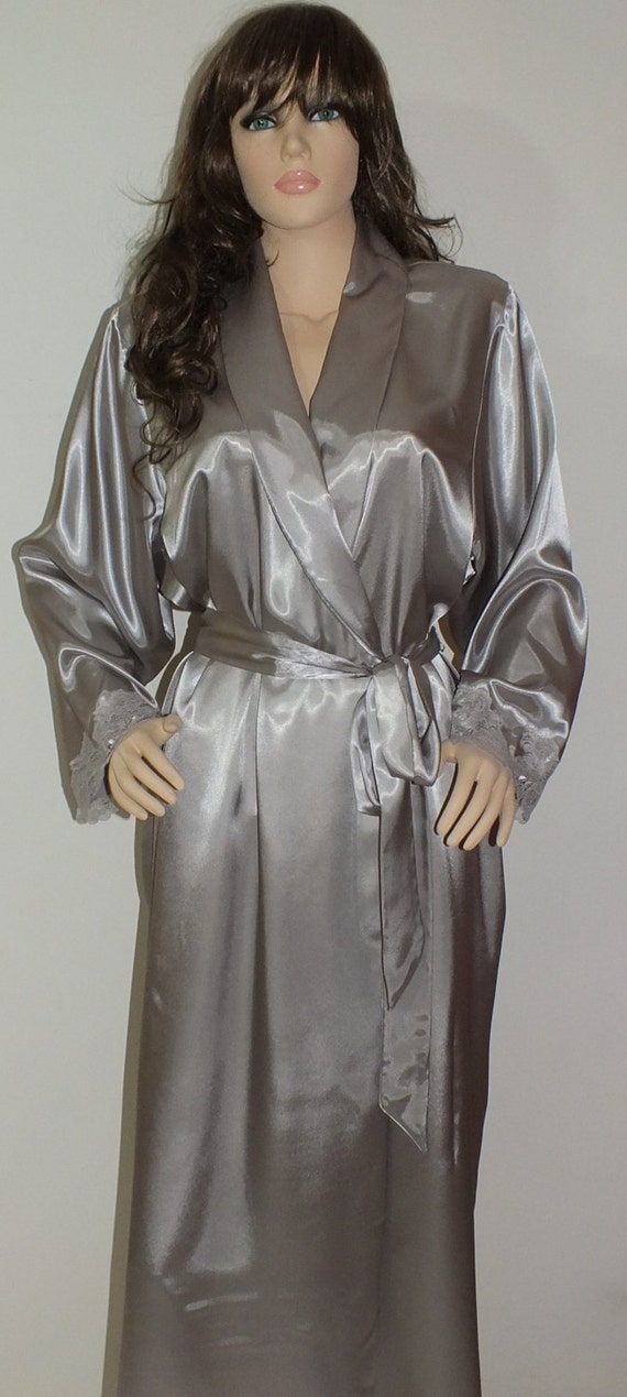 silk robe for plus size