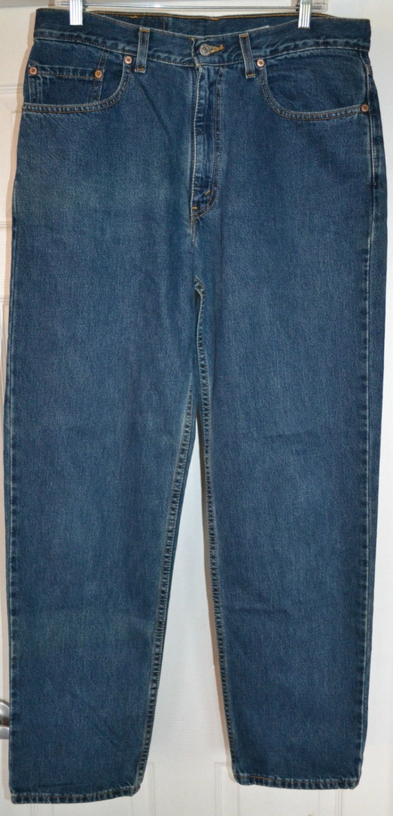 1980's Levi's Red Tab '550' Relaxed Fit Jeans, Size 34x32
