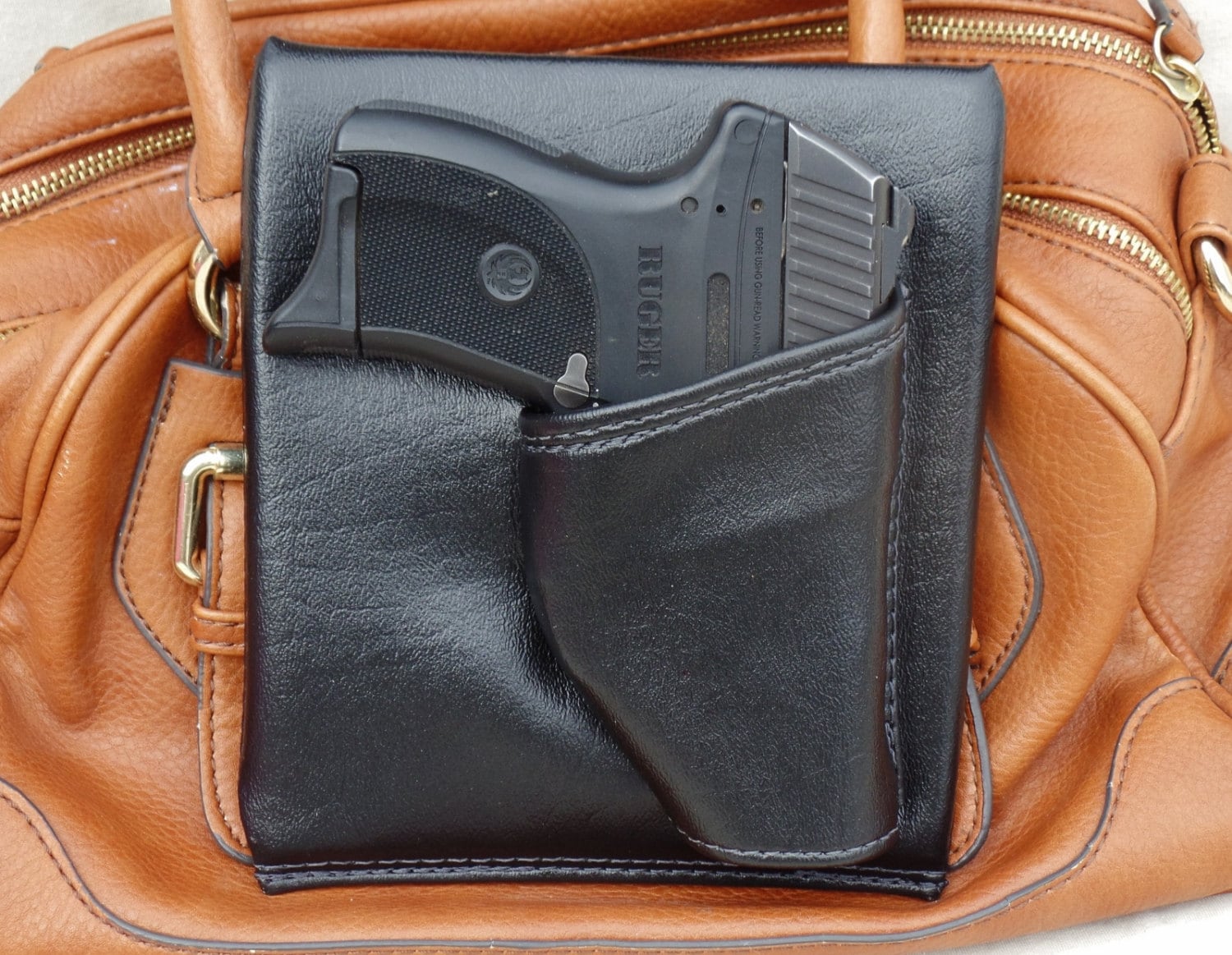 Small Auto Purse Holster Black Concealed Carry LC9 Solo Nano