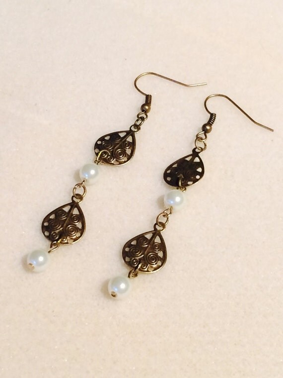 Drop Style Earrings by BodyliciousBeads on Etsy