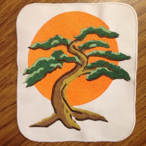 Karate Kid sewon patch 7X8inch. by TenYellowEyes on Etsy
