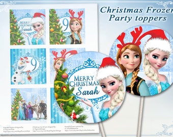 Frozen Christmas invitation Frozen birthday card by 