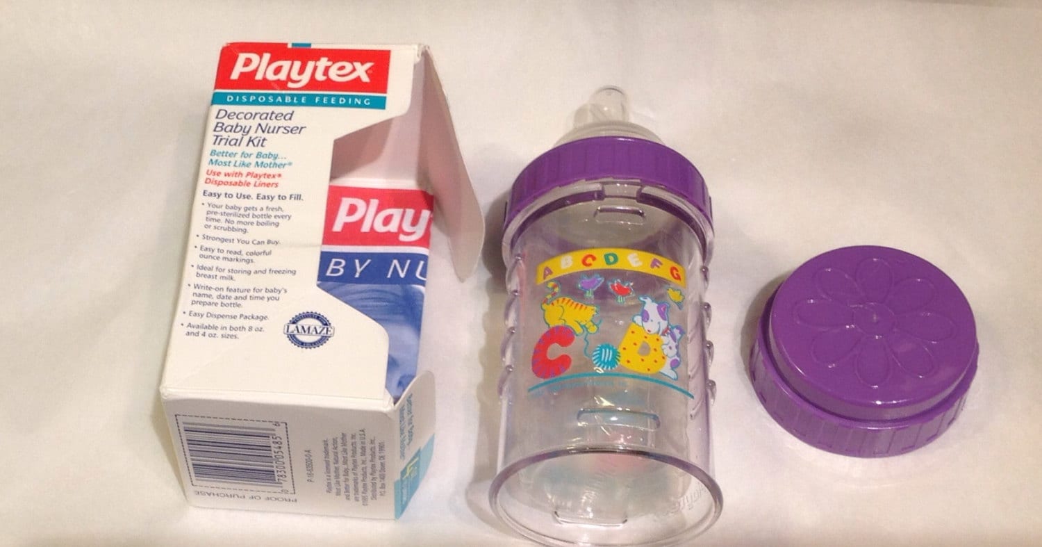 Vintage Playtex baby bottle by on Etsy